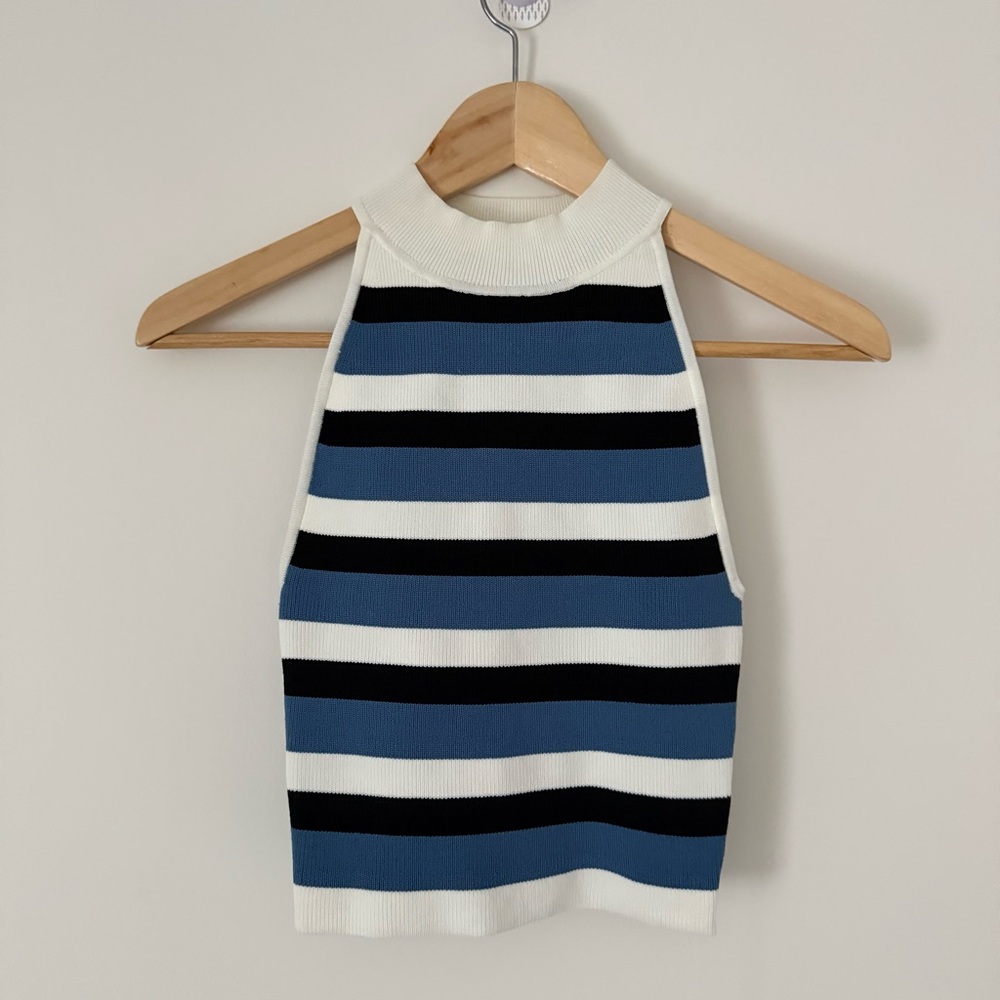 🌱2/$10 | Babaton Striped Halter Top